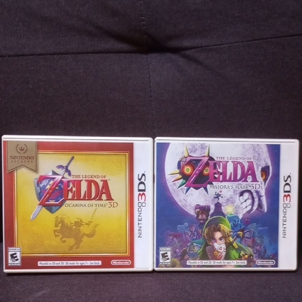 Nintendo 3DS The Legend of Zelda Ocarina of Time 3D and Majora's Mask 3D